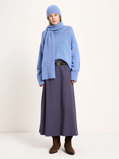 LANIUS - Oversize Pullover light blue melange