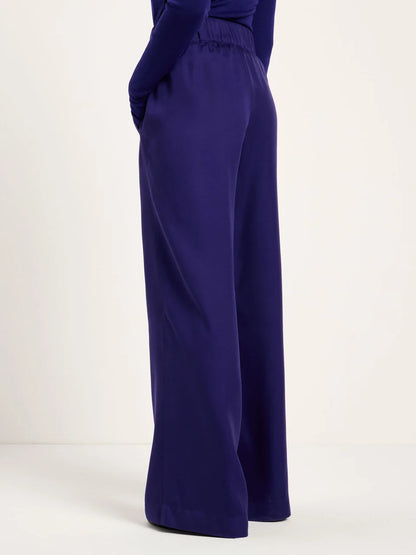 LANIUS - Hose mit weitem Bein violet