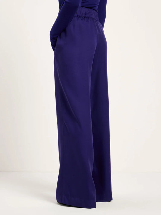 LANIUS - Hose mit weitem Bein violet