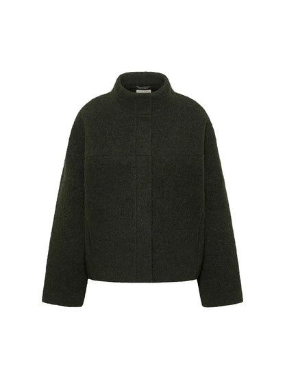 LANIUS - Boucle Jacke dark turtle