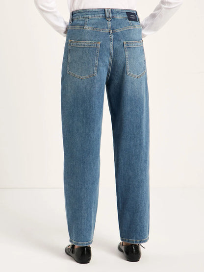 LANIUS - Barrel Jeans EMBER mid blue denim
