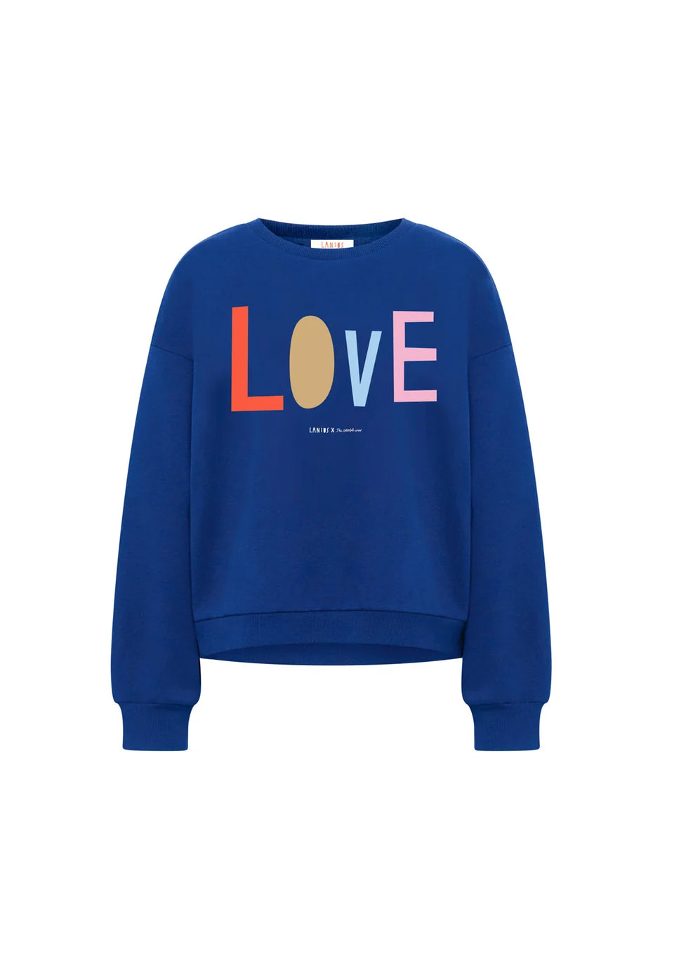 LANIUS - Statementsweatshirt blue moon