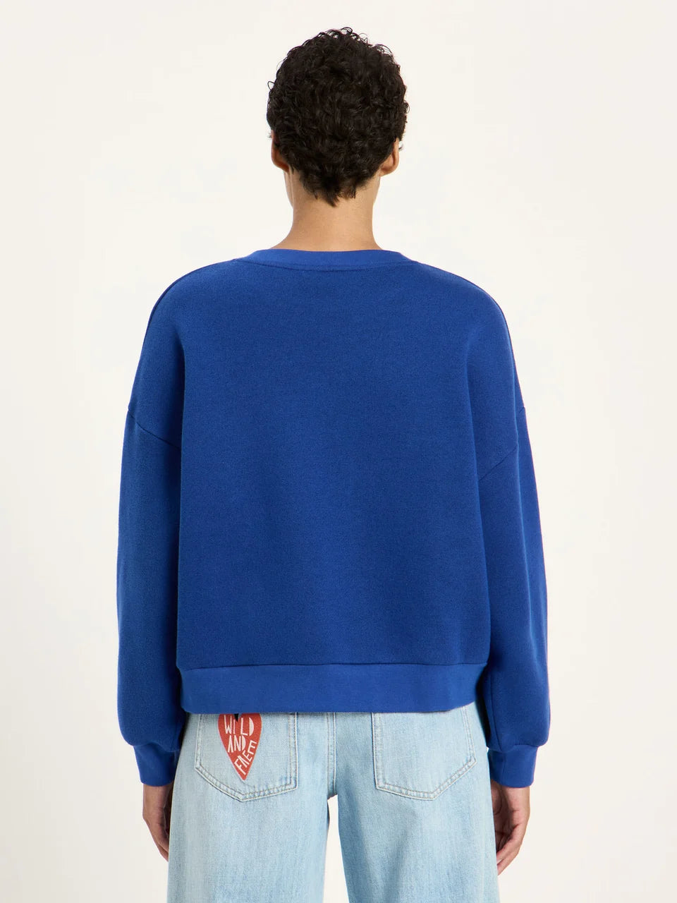 LANIUS - Statementsweatshirt blue moon