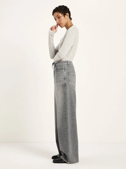 LANIUS - Loose Jeans COAST light grey denim