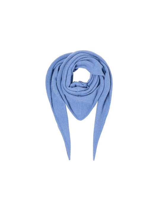 LANIUS - Dreieckschal light blue melange