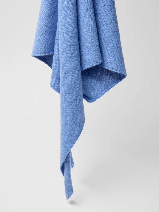 LANIUS - Dreieckschal light blue melange