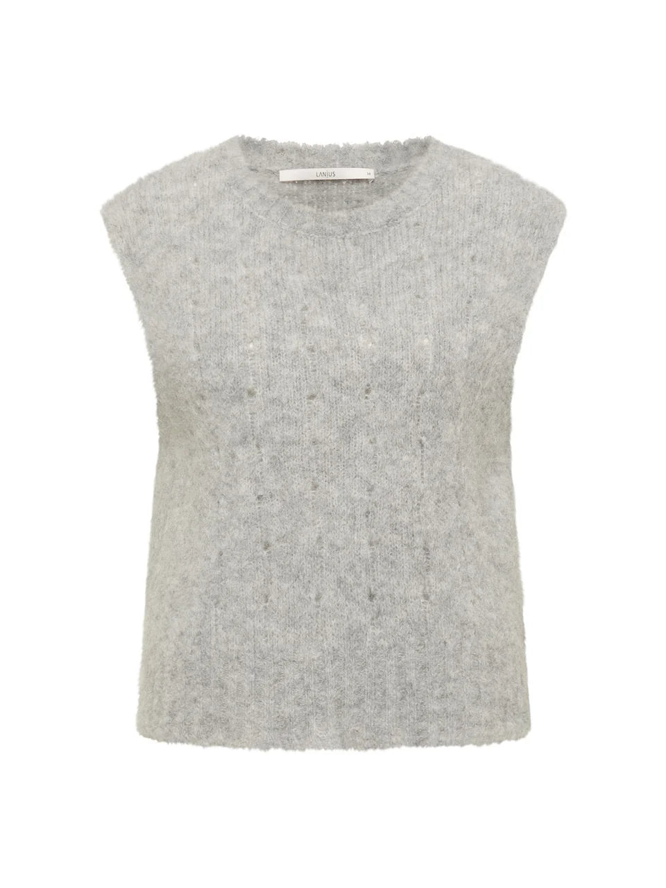 LANIUS - Pullunder grey melange