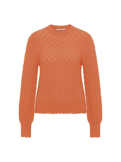 LANIUS - Ajour Pullover brick