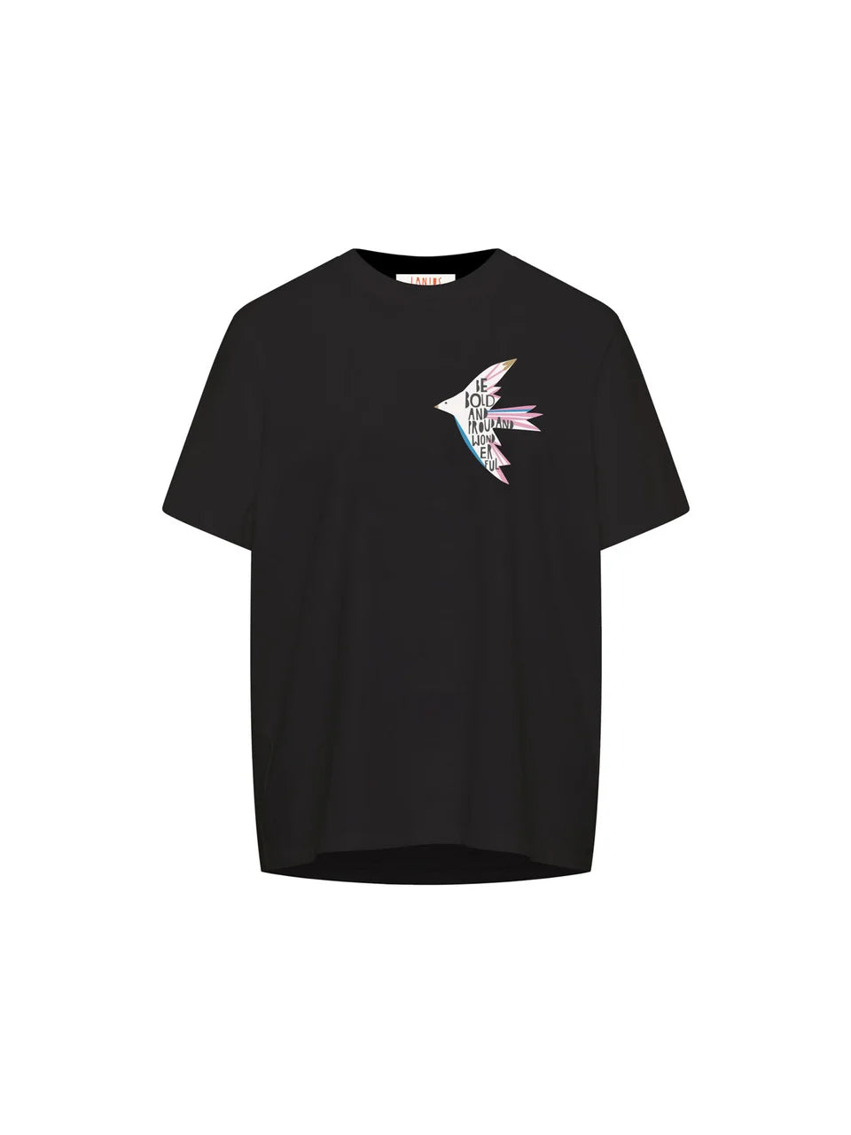 LANIUS - Statementshirt BIRD black