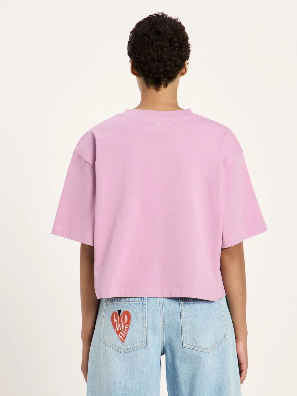 LANIUS - Oversized Statementshirt berry