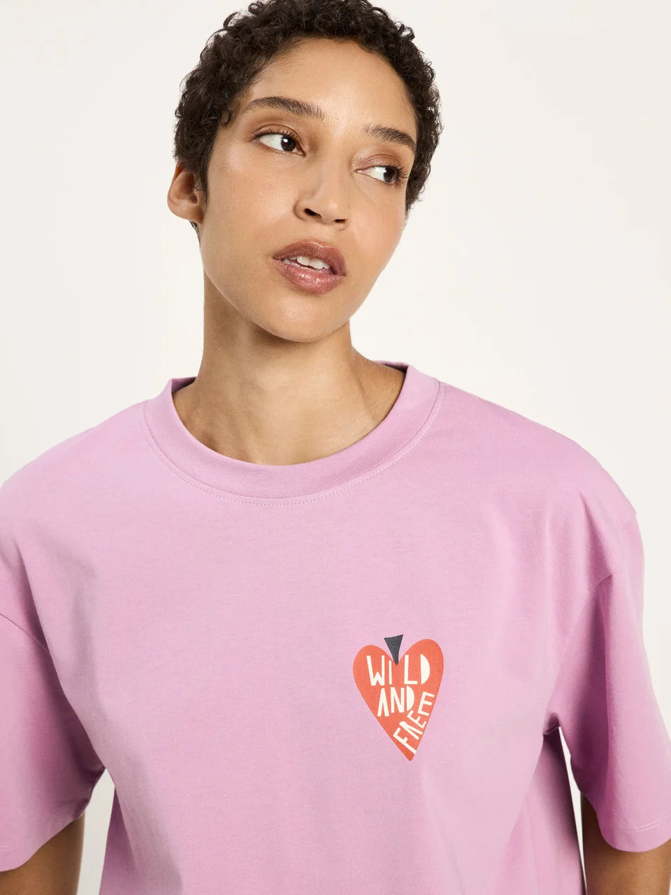 LANIUS - Oversized Statementshirt berry