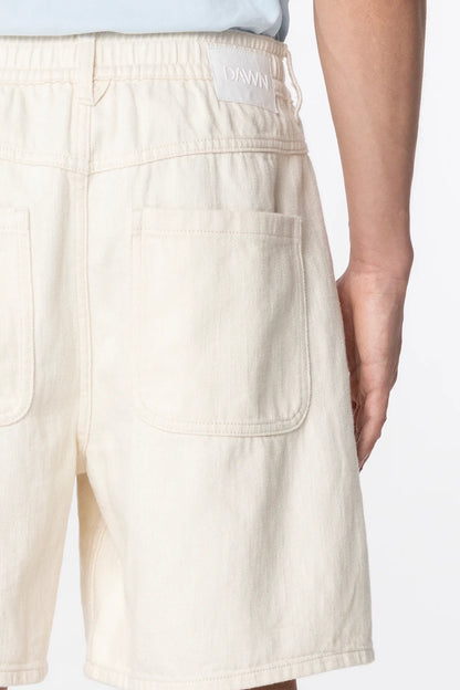 Dawn Denim - LOOMY Soft Hemp - Worker Ecru - WERTE FREUNDE