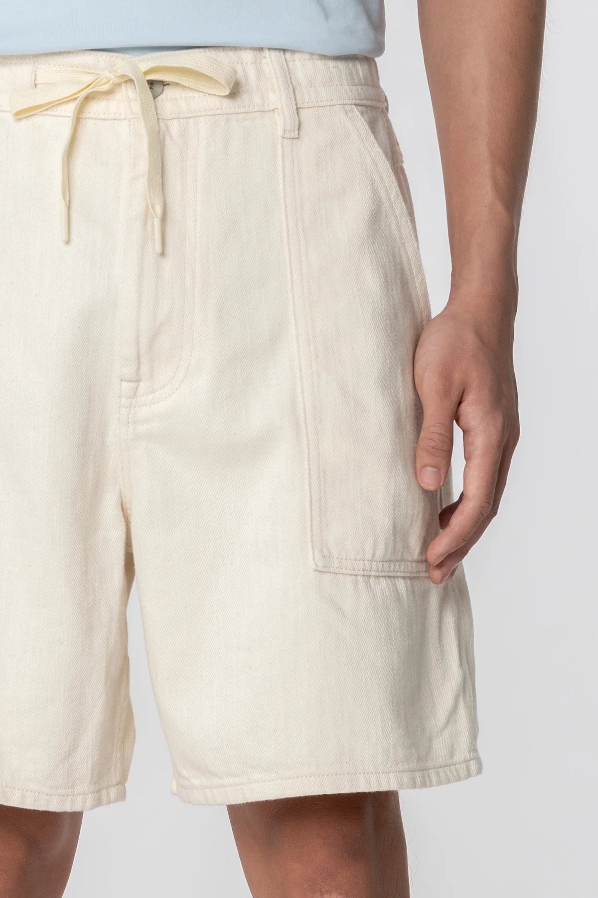 Dawn Denim - LOOMY Soft Hemp - Worker Ecru - WERTE FREUNDE