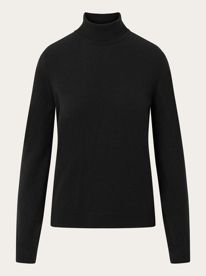 KCA - Lambswool roll neck Black Jet