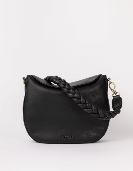 O MY BAG - LANA Black Soft Grain Leather