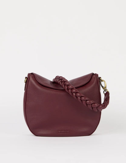 O MY BAG - Lana - Dark Cherry Soft Grain - WERTE FREUNDE