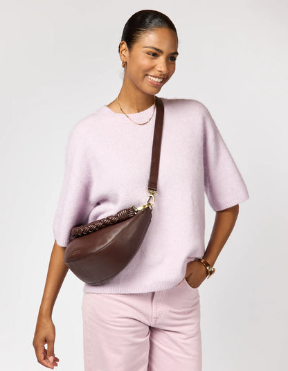 O MY BAG - Leo - Chocolate Soft Grain Leather - WERTE FREUNDE