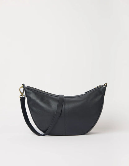 O MY BAG - Leo Maxi Black Soft Grain Leather - WERTE FREUNDE