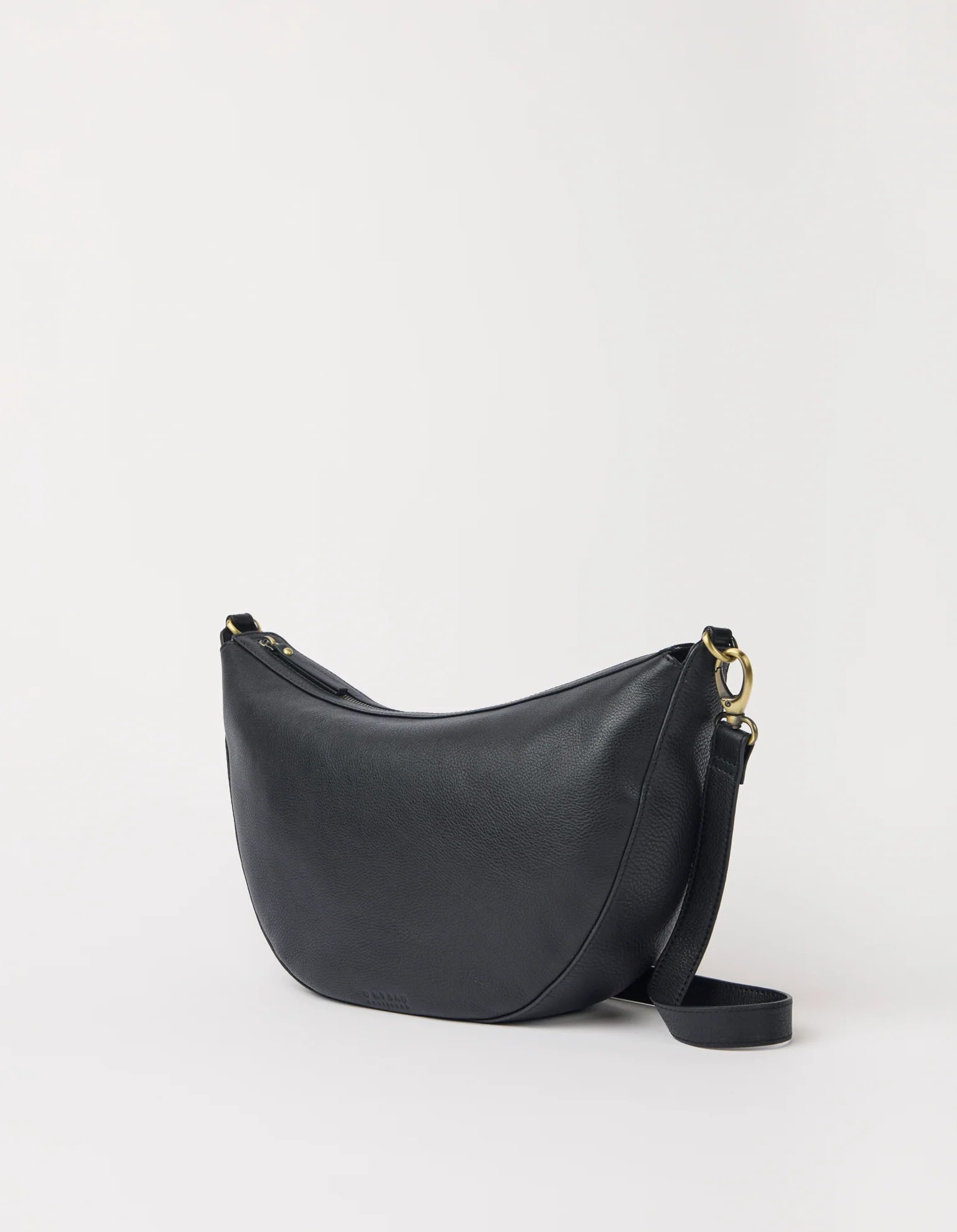 O MY BAG - Leo Maxi Black Soft Grain Leather - WERTE FREUNDE