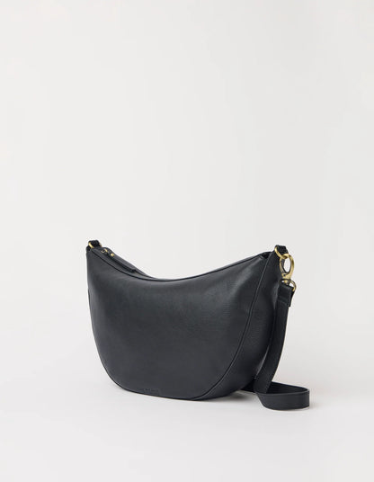 O MY BAG - Leo Maxi Black Soft Grain Leather - WERTE FREUNDE