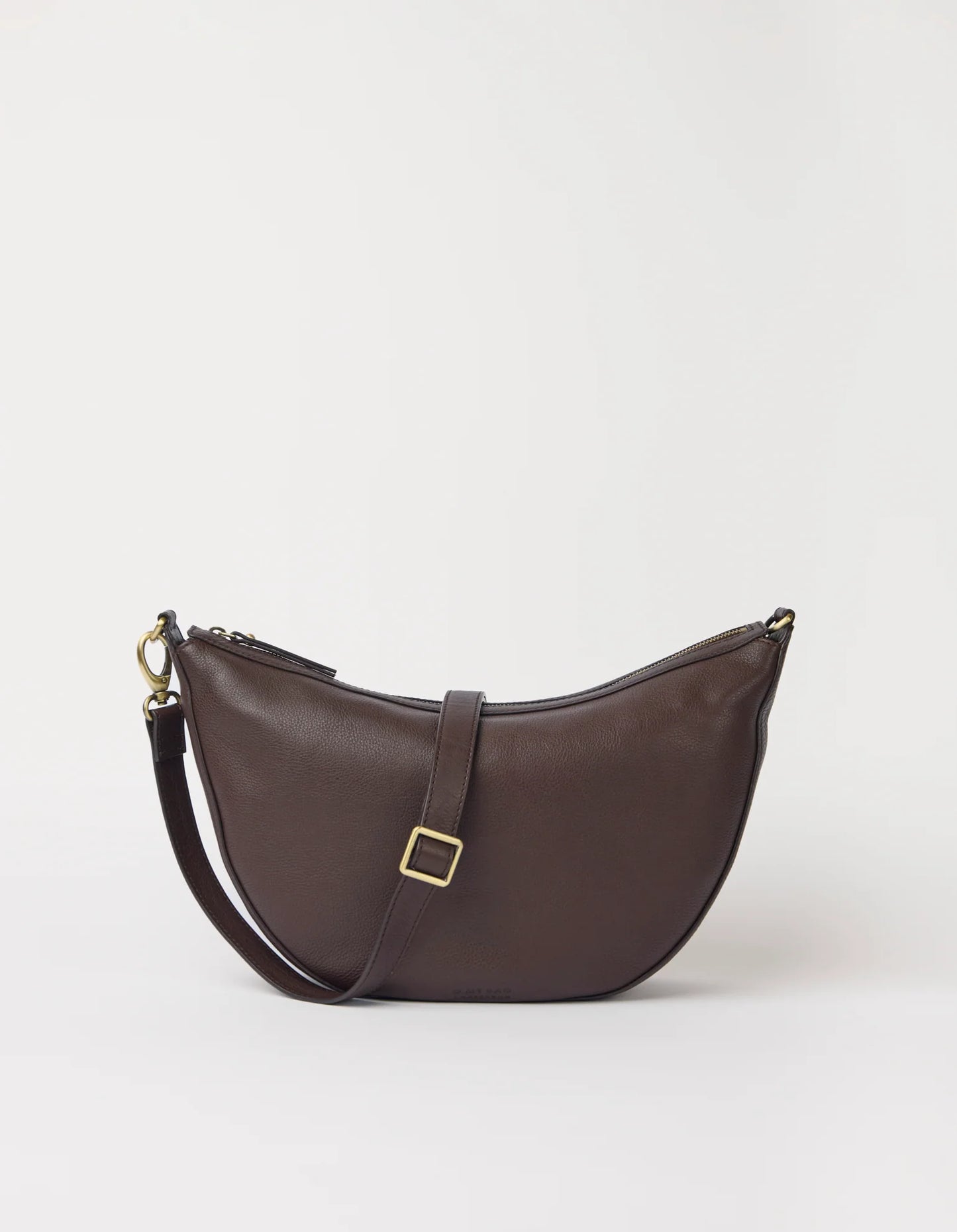 O MY BAG - Leo Maxi Chocolate Soft Grain Leather - WERTE FREUNDE