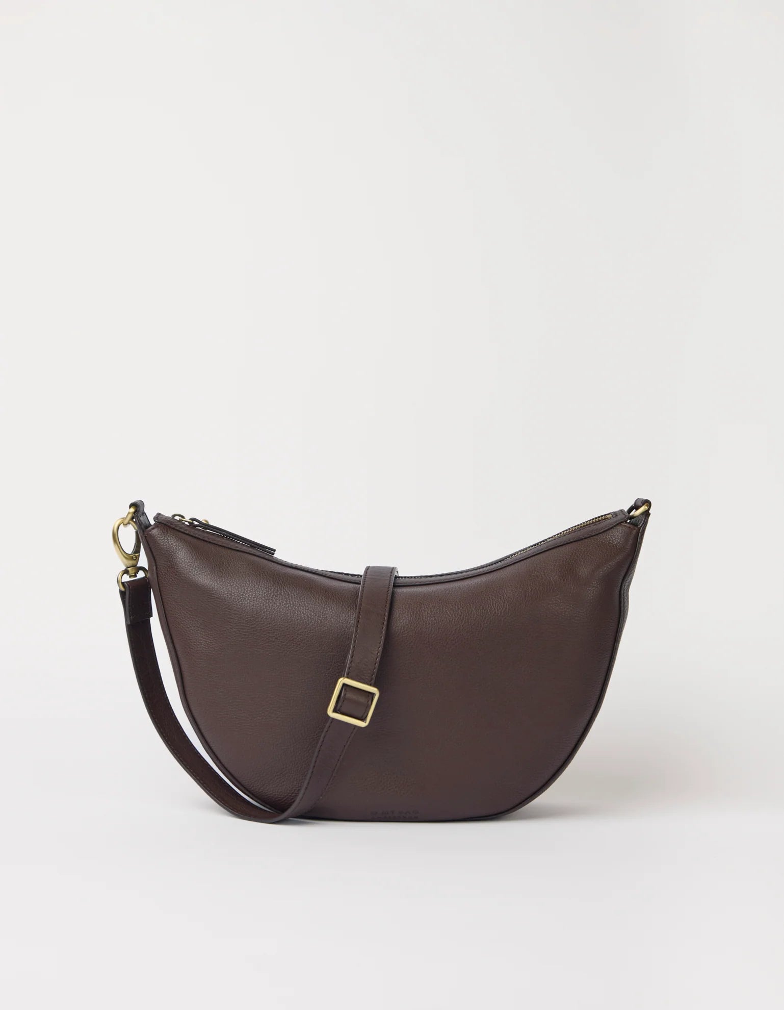 O MY BAG - Leo Maxi Chocolate Soft Grain Leather - WERTE FREUNDE