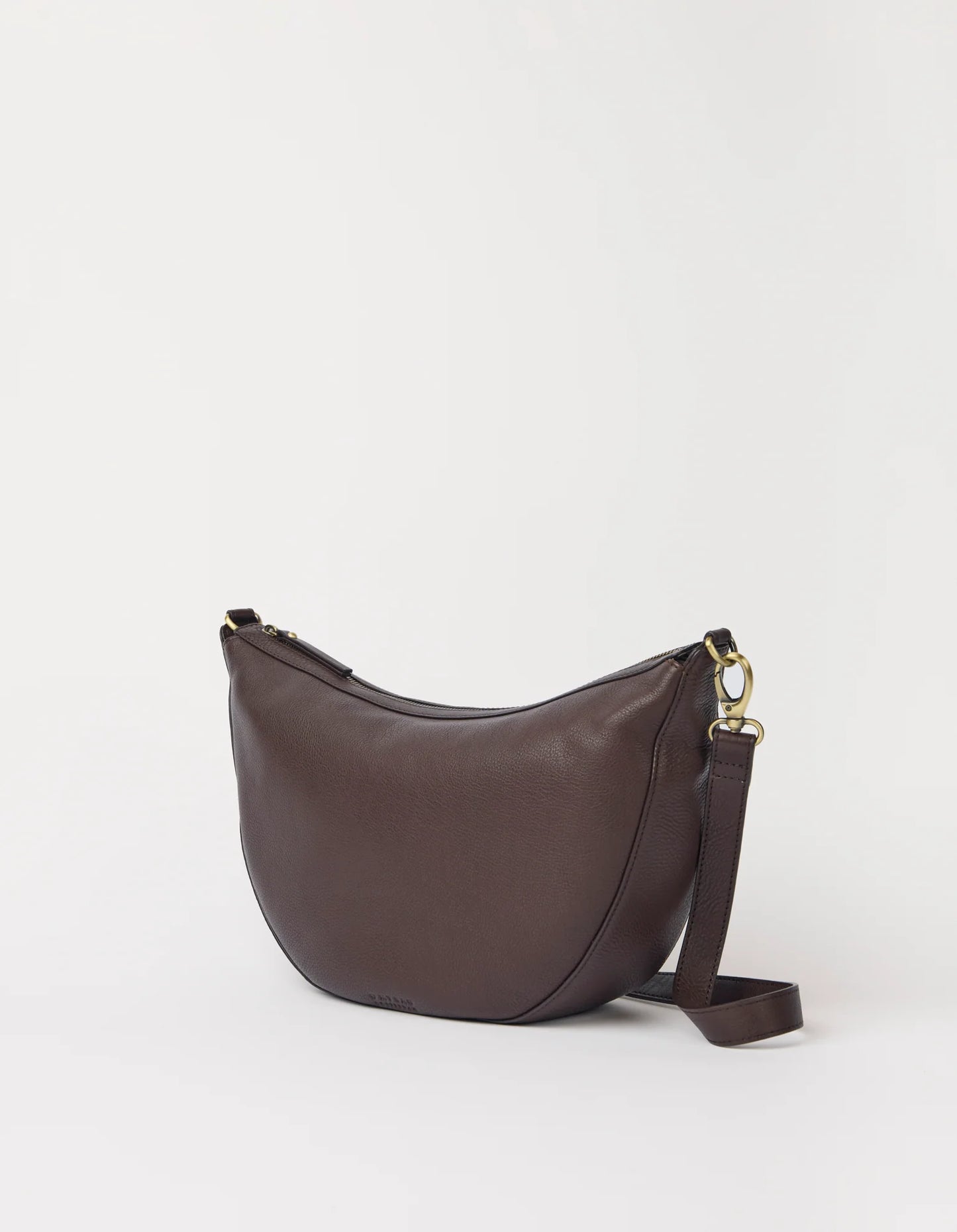 O MY BAG - Leo Maxi Chocolate Soft Grain Leather - WERTE FREUNDE