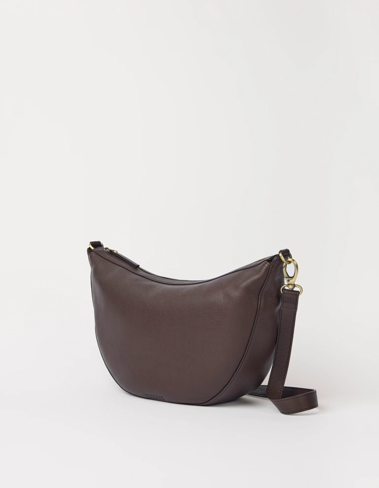 O MY BAG - Leo Maxi Chocolate Soft Grain Leather - WERTE FREUNDE