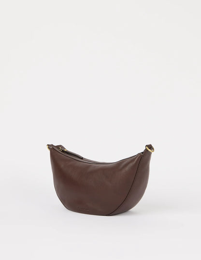O MY BAG - Leo - Chocolate Soft Grain Leather - WERTE FREUNDE