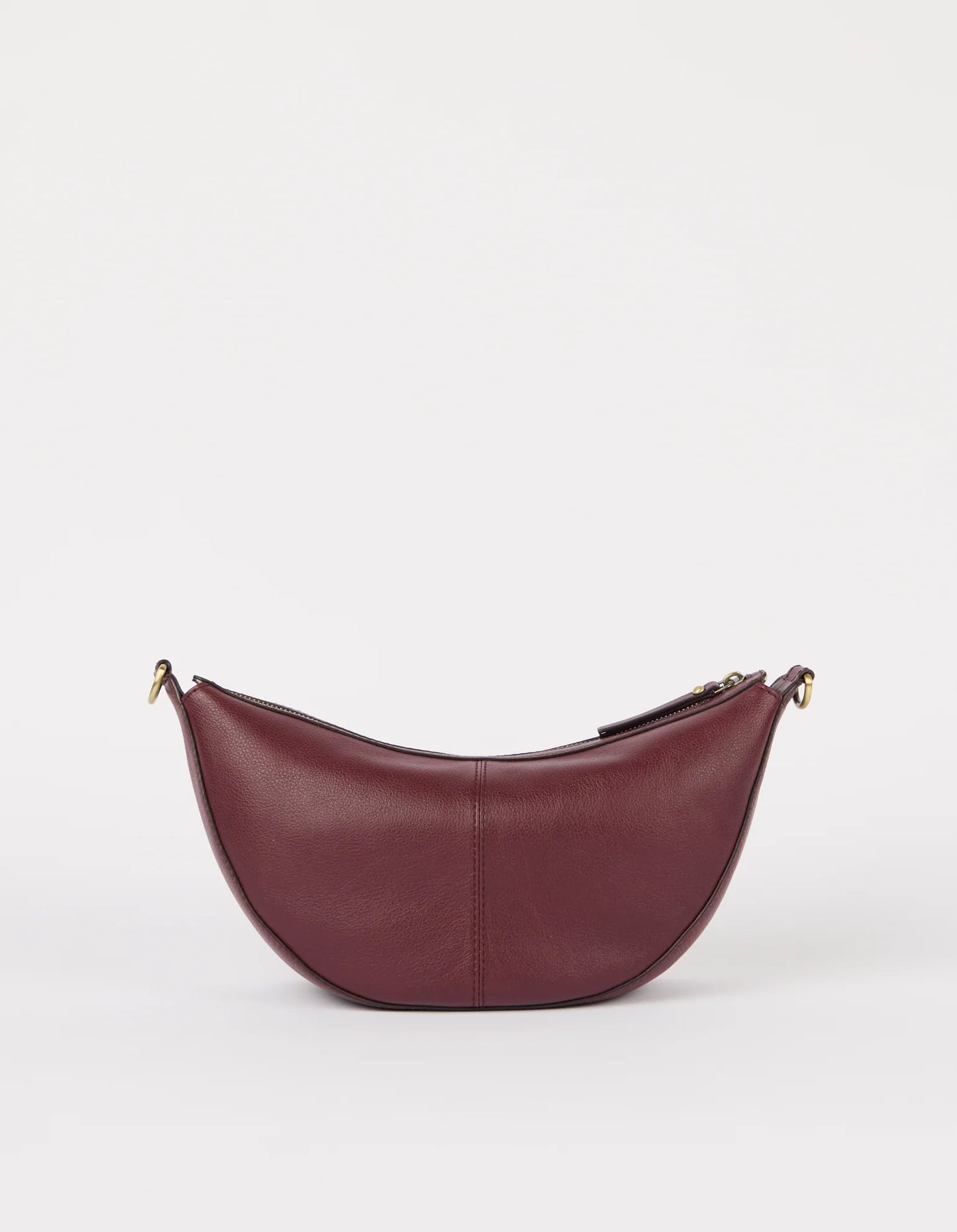 O MY BAG - Leo - Dark Cherry Soft Grain Leather - WERTE FREUNDE