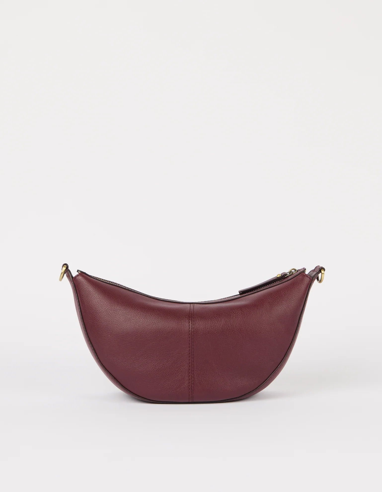 O MY BAG - Leo - Dark Cherry Soft Grain Leather - WERTE FREUNDE