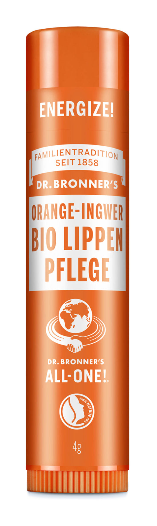 Dr. Bronner´s - Bio Lipbalm Orange-Ingwer 4 g