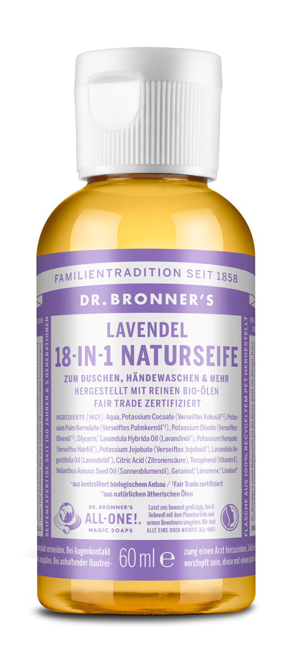 Dr. Bronner´s - 18-in-1 Naturseife Lavendel 60 ml