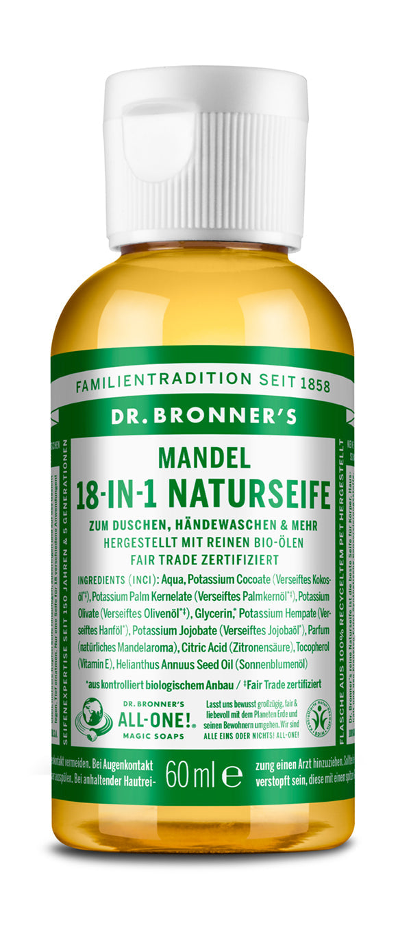 Dr. Bronner´s - 18-in-1 Naturseife Mandel 60 ml
