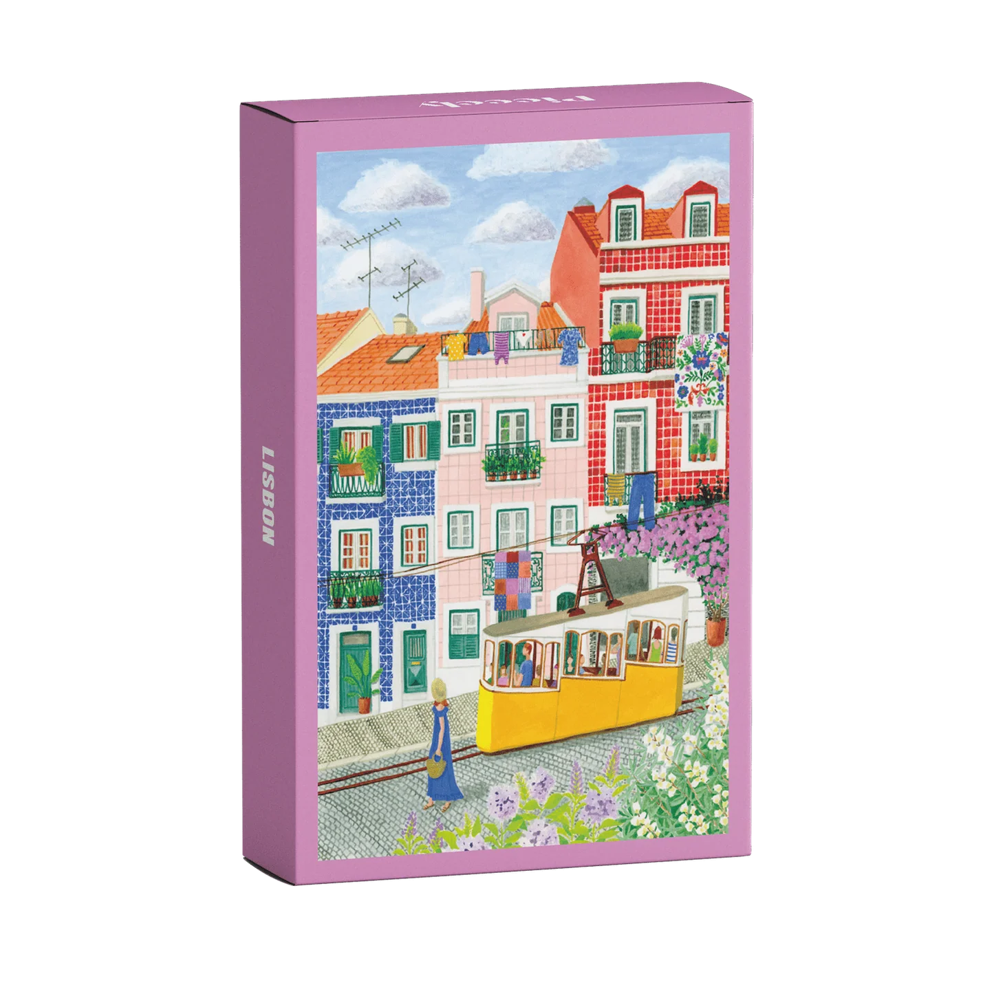 Piecely Puzzles - Mini-Puzzle Lisbon 99 Teile - WERTE FREUNDE