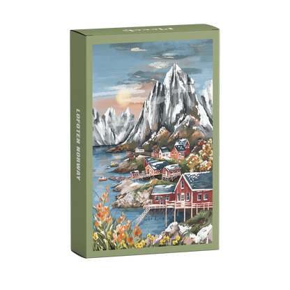 Piecely Puzzles - Mini-Puzzle Lofoten Norway 99 Teile - WERTE FREUNDE