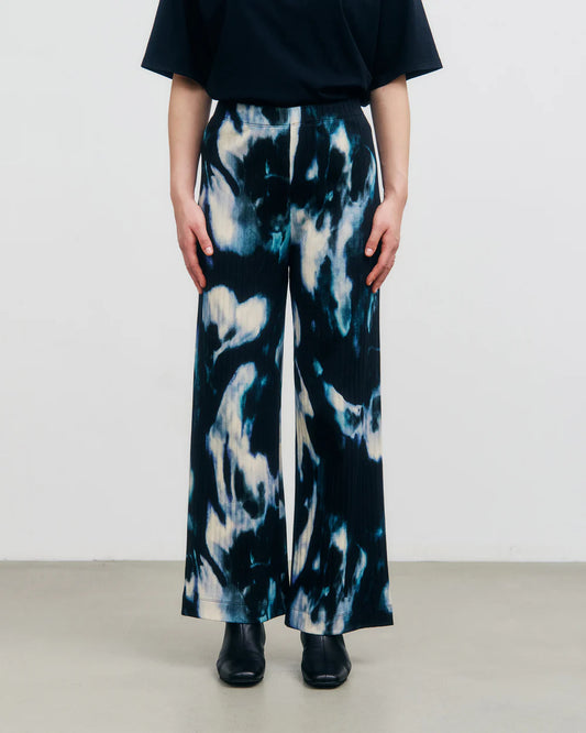 ROTHOLZ - Lounge Pant Organic Cotton Black Ocean - WERTE FREUNDE