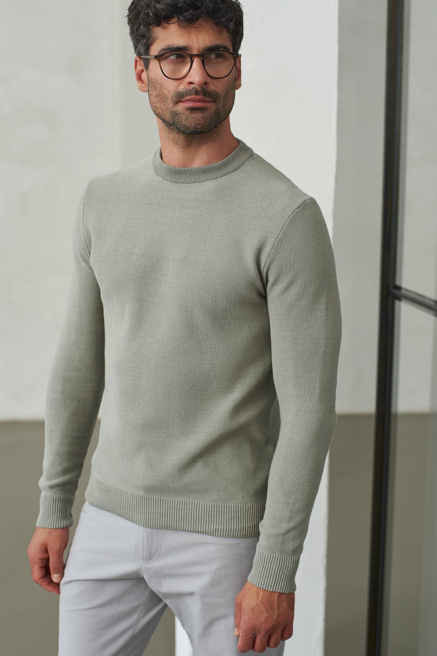 About Companions - MORTEN jumper eco knotted reed