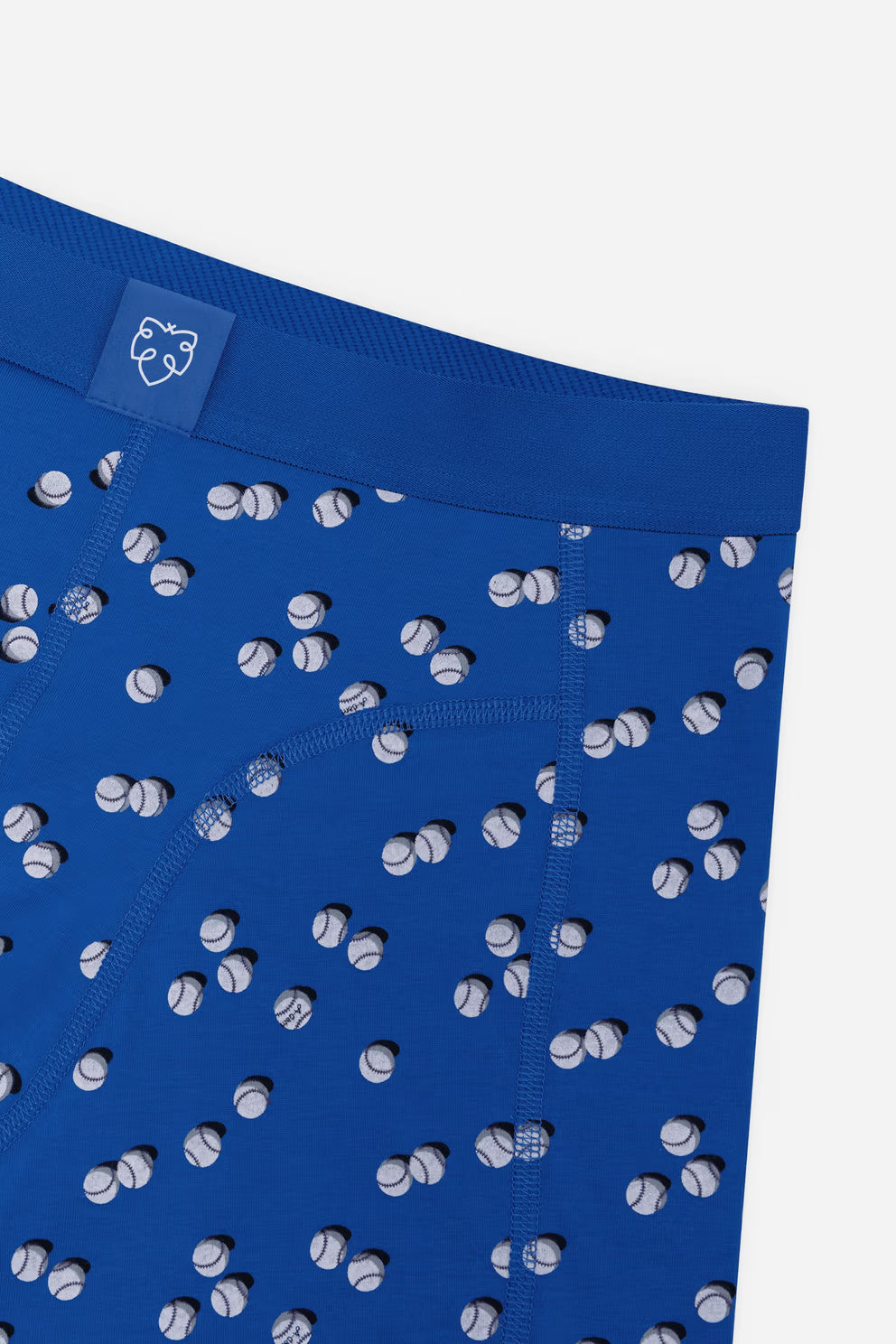 A-dam - Boxer Brief Blue Baseballs Princess Blue - WERTE FREUNDE