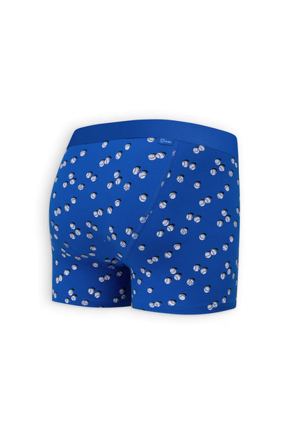 A-dam - Boxer Brief Blue Baseballs Princess Blue - WERTE FREUNDE