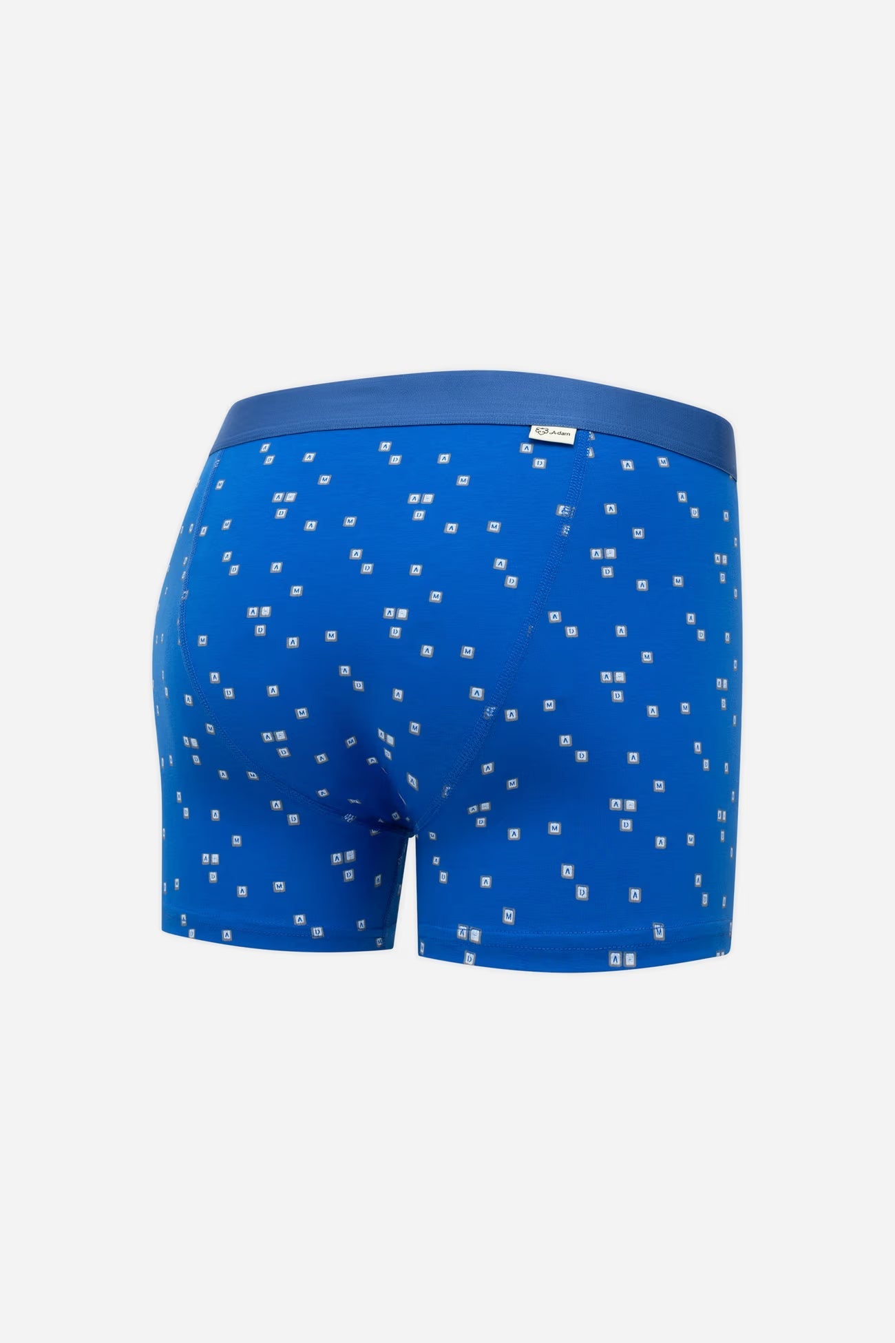 A-dam - Boxer Brief Blue Keyboard AOP Turkish Sea - WERTE FREUNDE