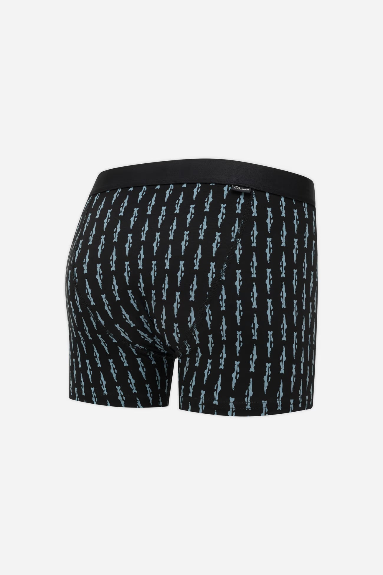 A-dam - Boxer Brief Black Trunks AOP 9000 A-dam Black - WERTE FREUNDE
