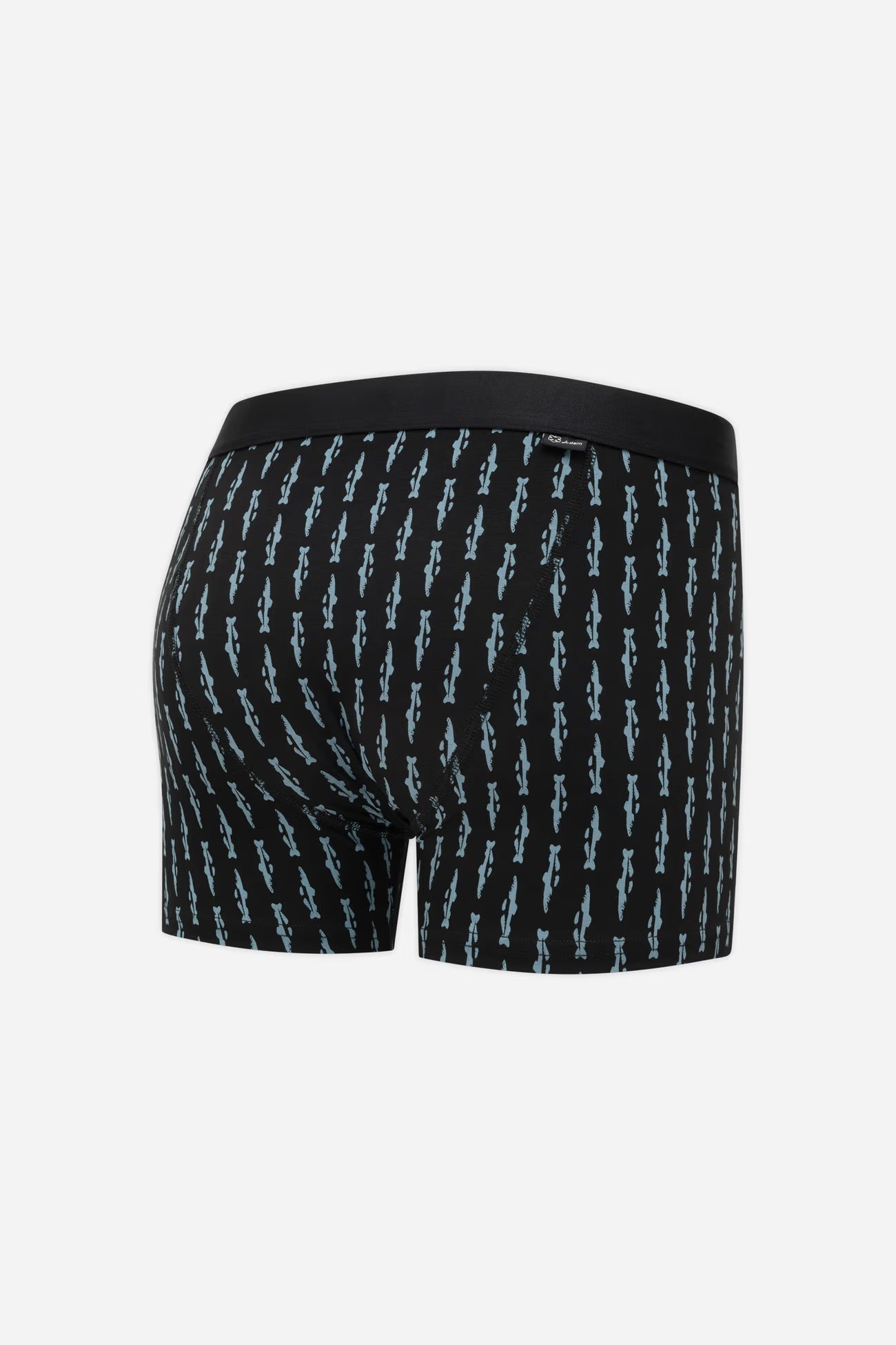 A-dam - Boxer Brief Black Trunks AOP 9000 A-dam Black - WERTE FREUNDE