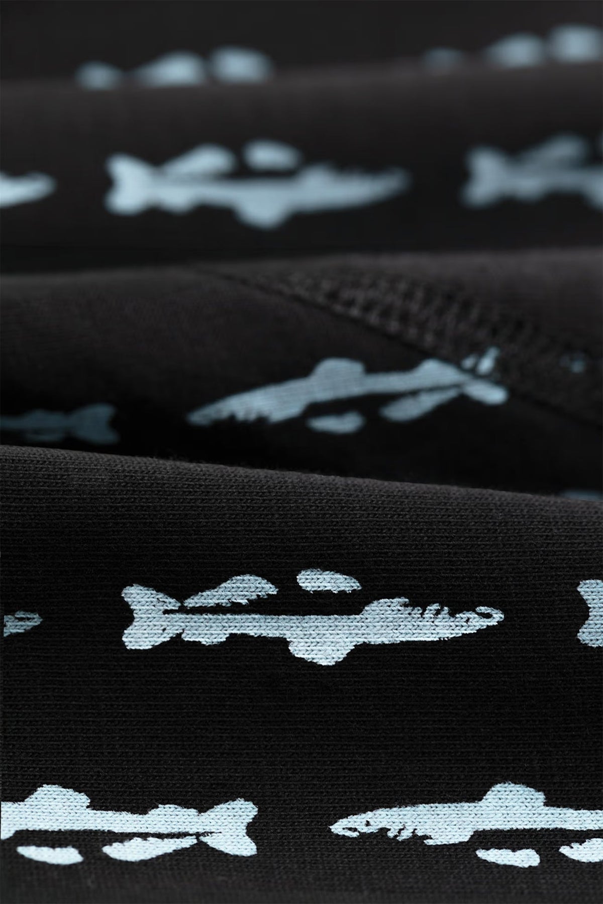 A-dam - Boxer Brief Black Trunks AOP 9000 A-dam Black - WERTE FREUNDE