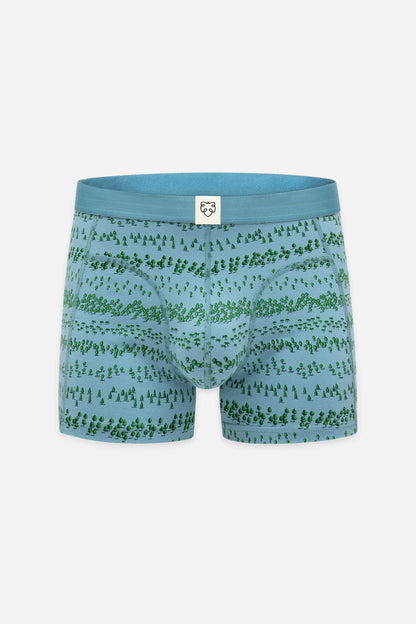 A-dam - Boxer Brief Blue Forest Adriatic Blue - WERTE FREUNDE