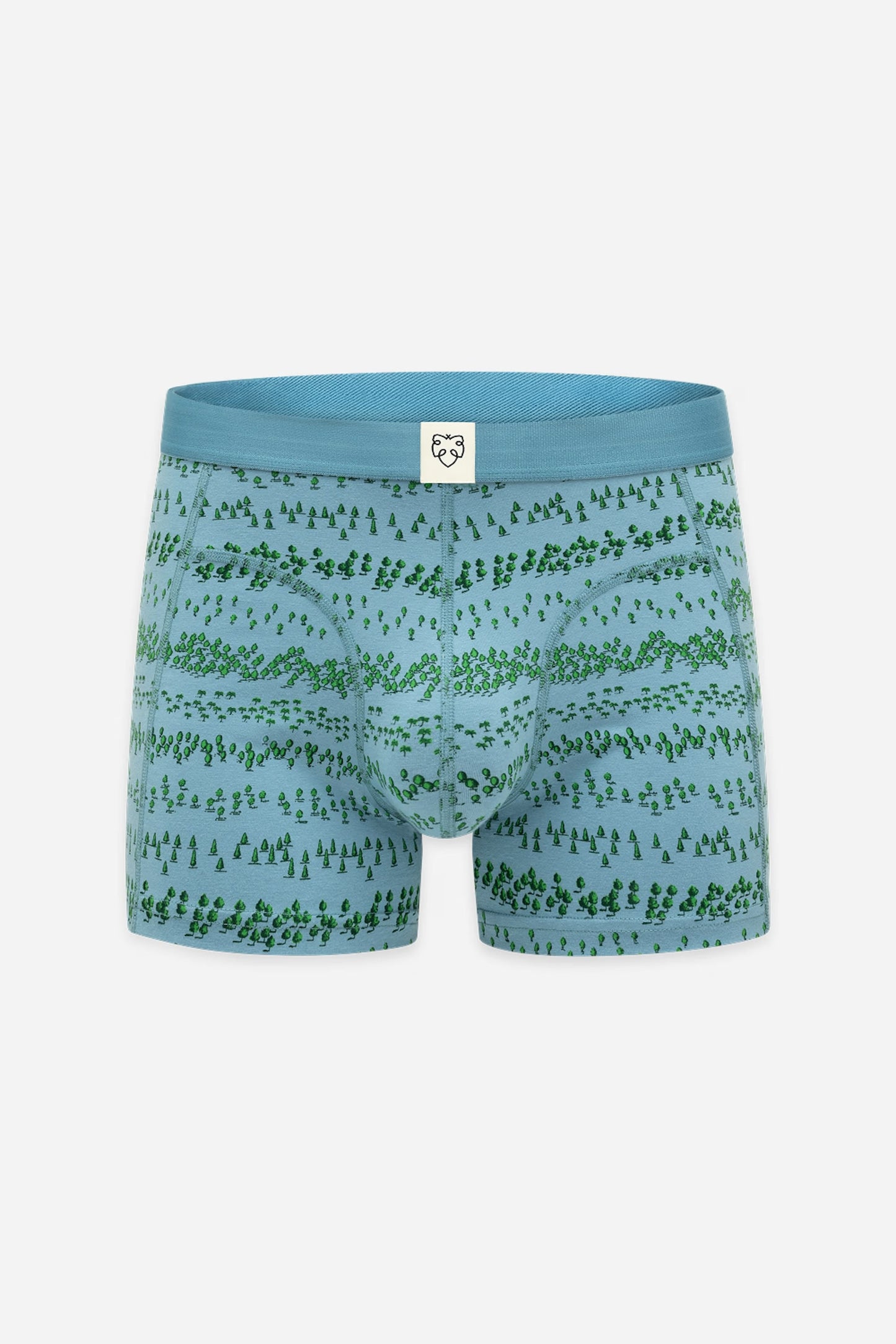 A-dam - Boxer Brief Blue Forest Adriatic Blue - WERTE FREUNDE