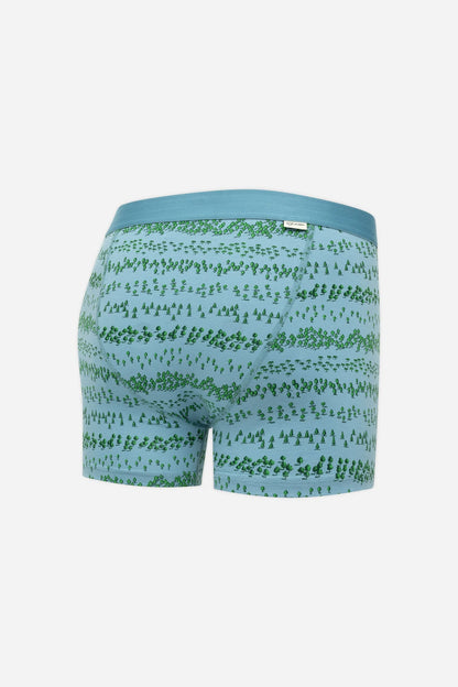 A-dam - Boxer Brief Blue Forest Adriatic Blue - WERTE FREUNDE