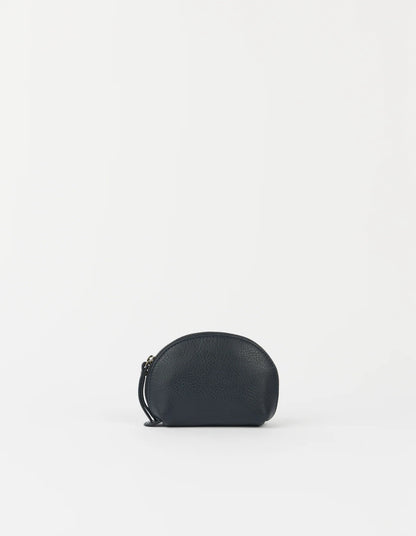 O MY BAG - Make up Case Small Soft Grain Leather Universe Blue