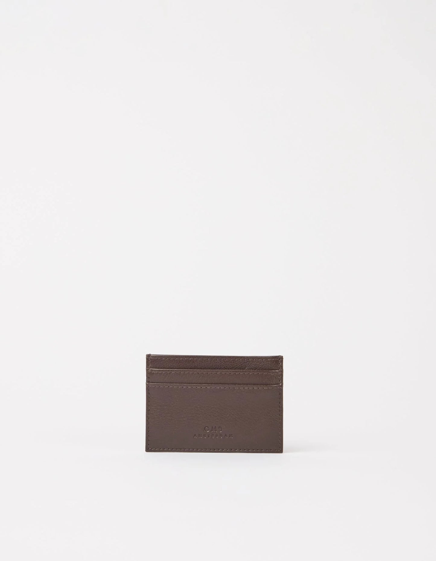 O MY BAG - Marks Cardcase Chocolate Soft Grain Leather - WERTE FREUNDE
