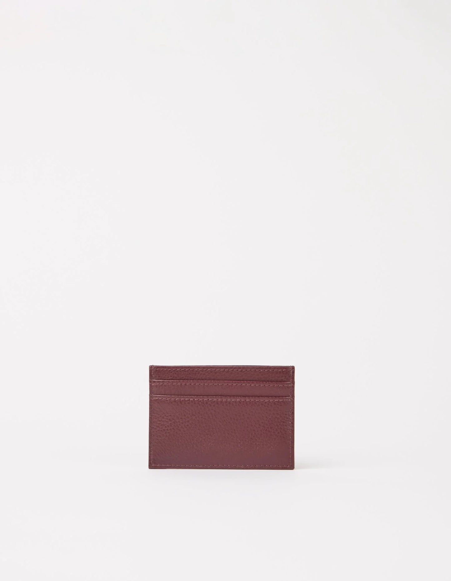 O MY BAG - Marks Cardcase Dark Cherry Soft Grain Leather - WERTE FREUNDE